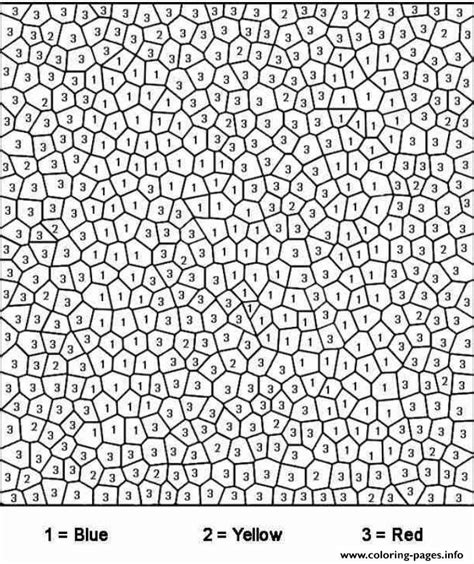 printable mystery color by number coloring pages